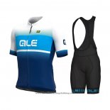 2021 Cycling Jersey ALE Blue Short Sleeve And Bib Short (5)